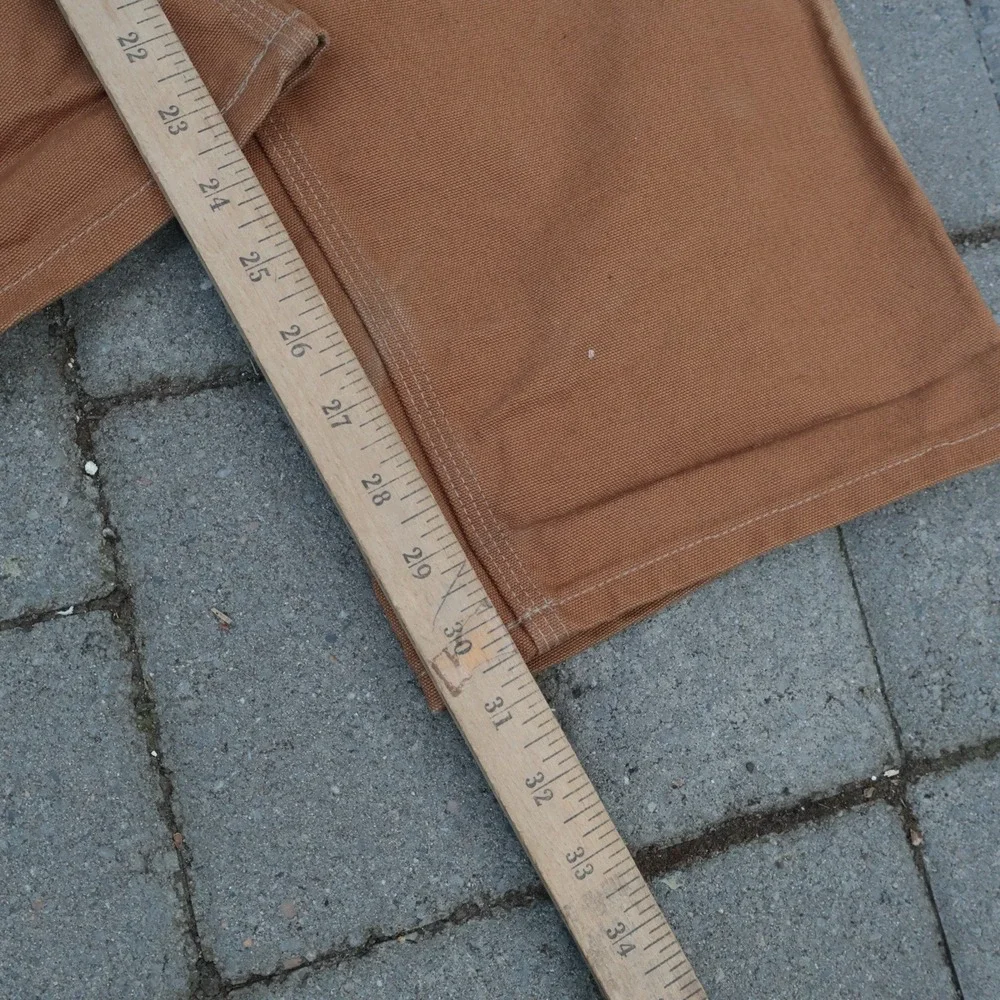 Vintage Carhartt Double Knee 38x30 Duck Canvas Carpenter B01 BRN Made in USA